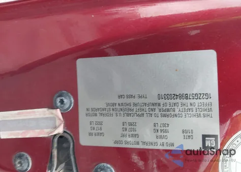 2008 Pontiac G6 from USA, damaged, VIN 1G2ZG57B984203310